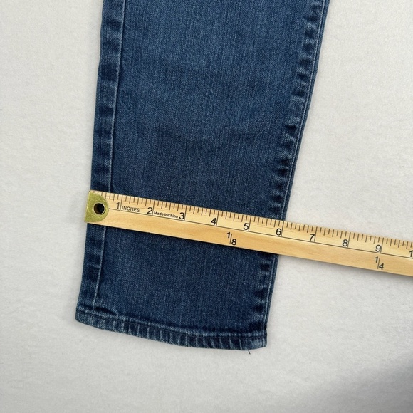 Adriano Goldschmied The Stevie Slim Straight Jean Womens Size 29 Low Rise Dark - Picture 14 of 15